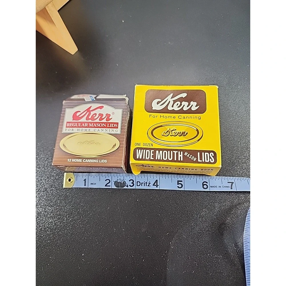 Vintage KERR Canning Lids – Small Mouth Dome Lids‎ – Box Only Decoration